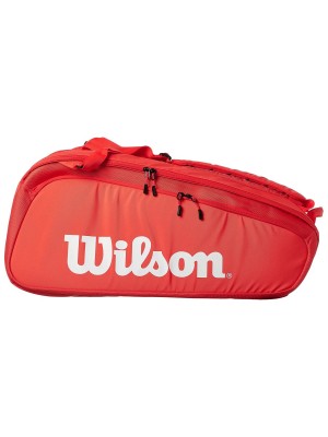 Raqueteira Wilson Super Tour X9 - Vermelha