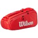 Raqueteira Wilson Super Tour X9 - Vermelha