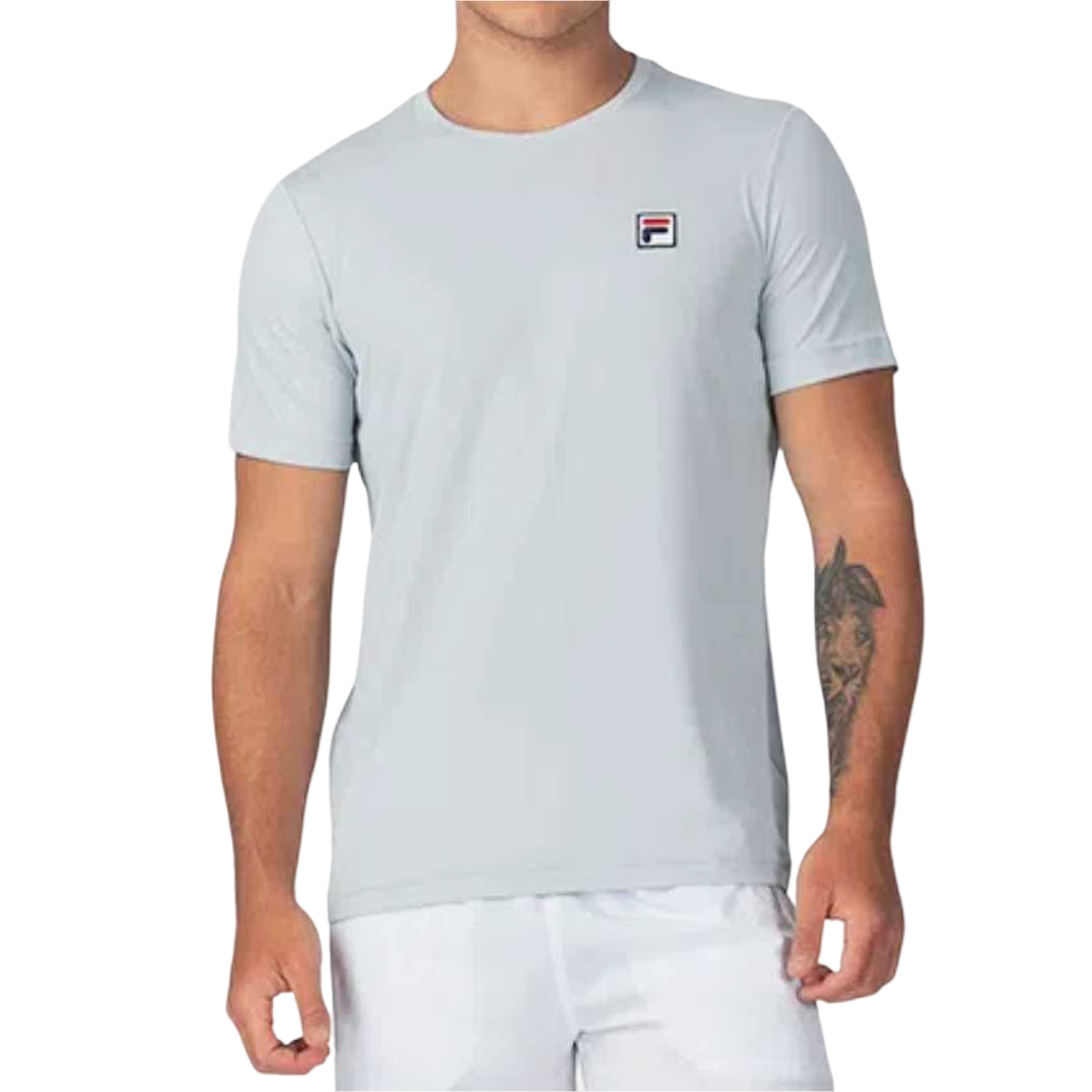 Camiseta Fila Player F-Box II - Cinza Claro